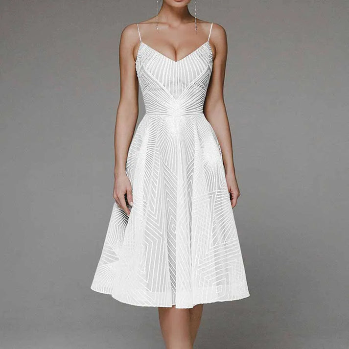 Louisa - Glänzendes Abendkleid