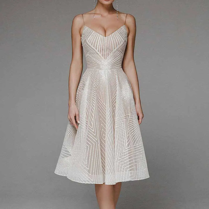 Louisa - Glänzendes Abendkleid
