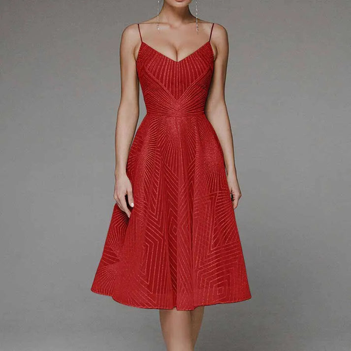 Louisa - Glänzendes Abendkleid