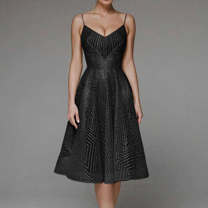 Louisa - Glänzendes Abendkleid