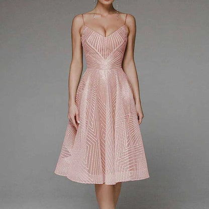 Louisa - Glänzendes Abendkleid
