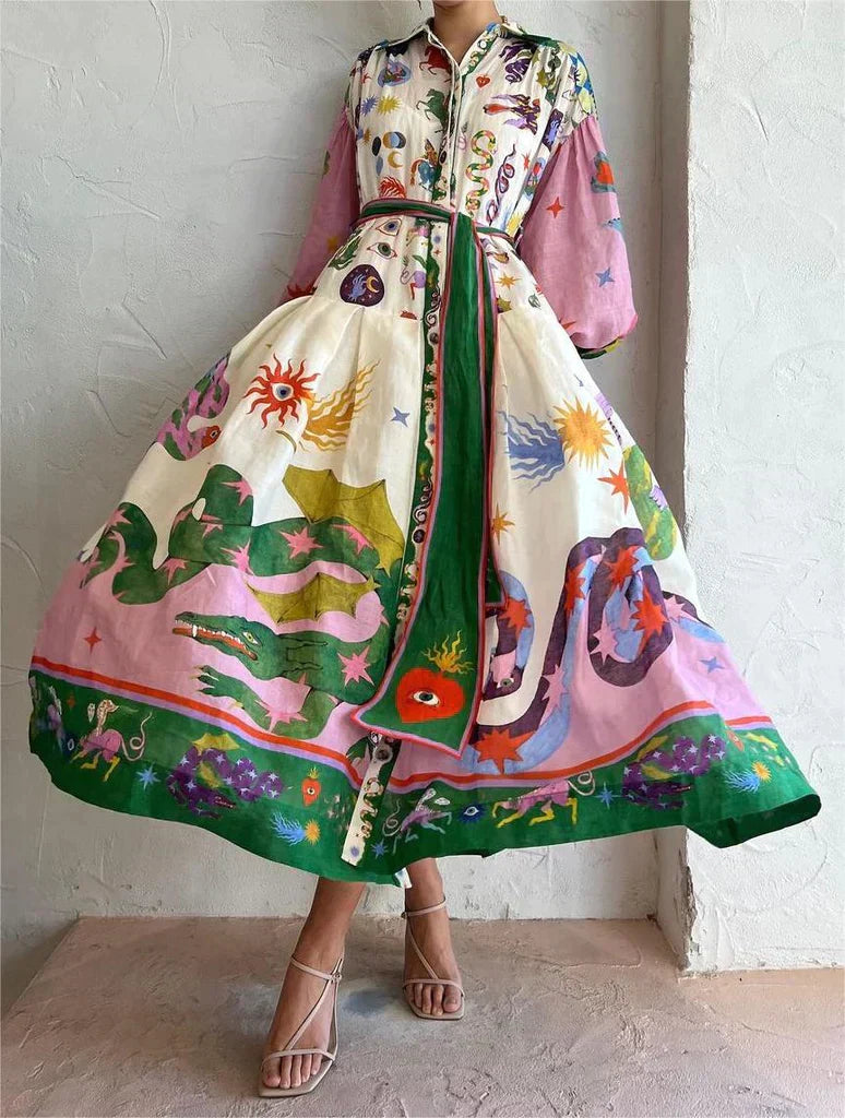 Alice - modisches Maxikleid